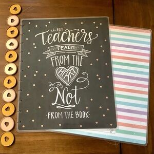 Happy Planner Teacher Cover and Discs